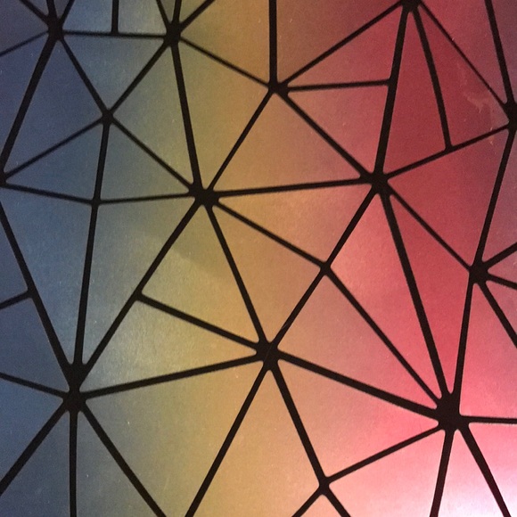 NWOT Holographic Geometric Purse - Picture 4 of 4